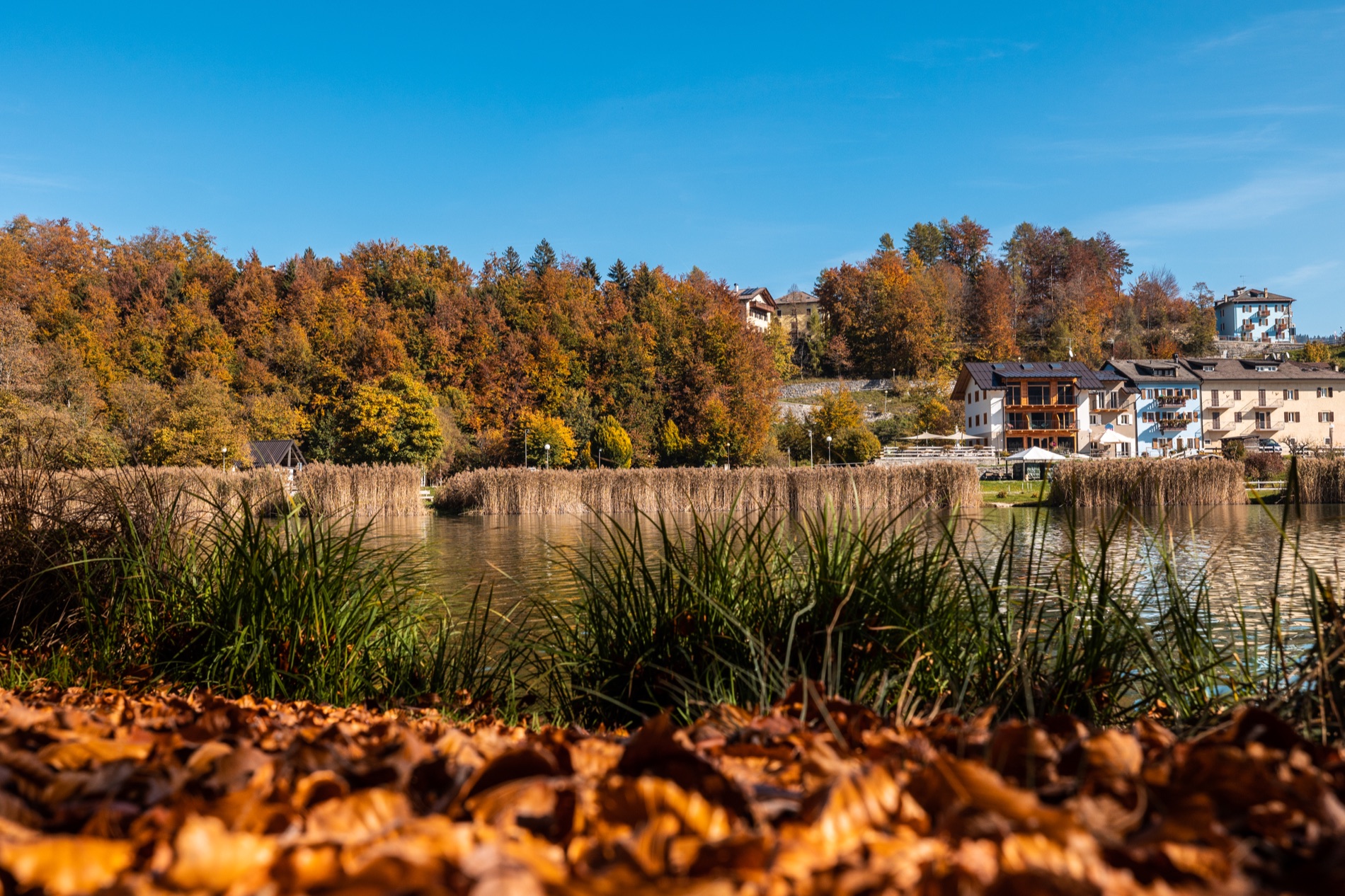 Panorama del Lago di Lavarone