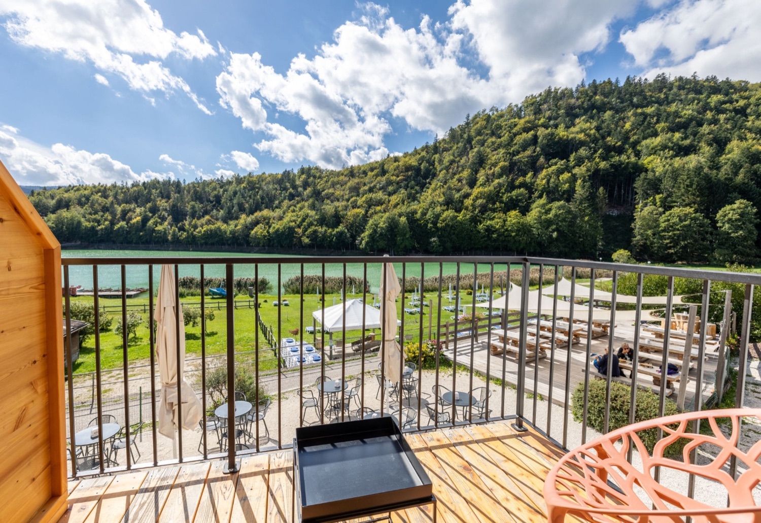 Apart Junior Suite «Blue», il bagno — Bazzario · Lago di Lavarone