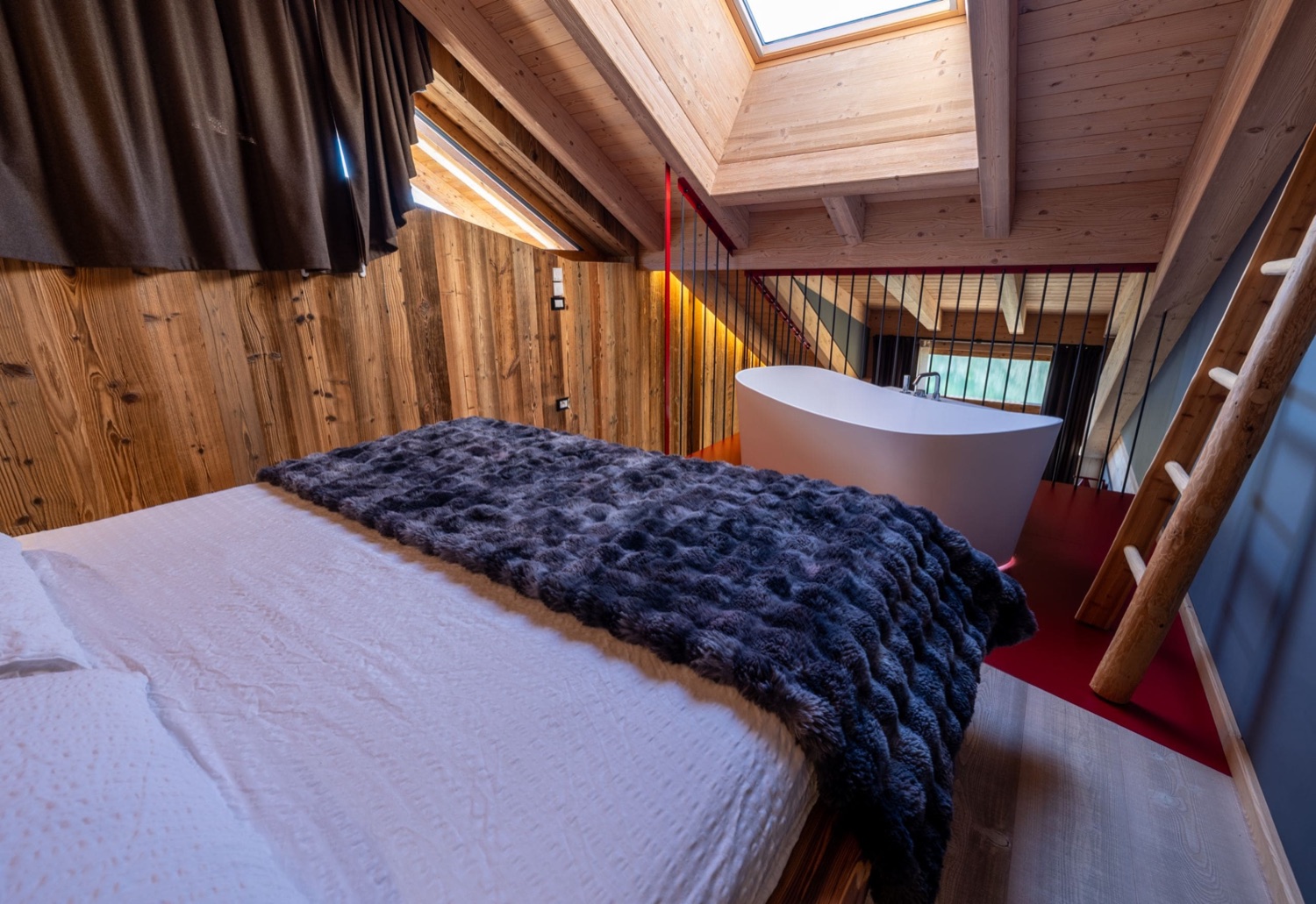 Loft Chalet Apart Suite, vista lago dalla camera — Bazzario · Lago di Lavarone