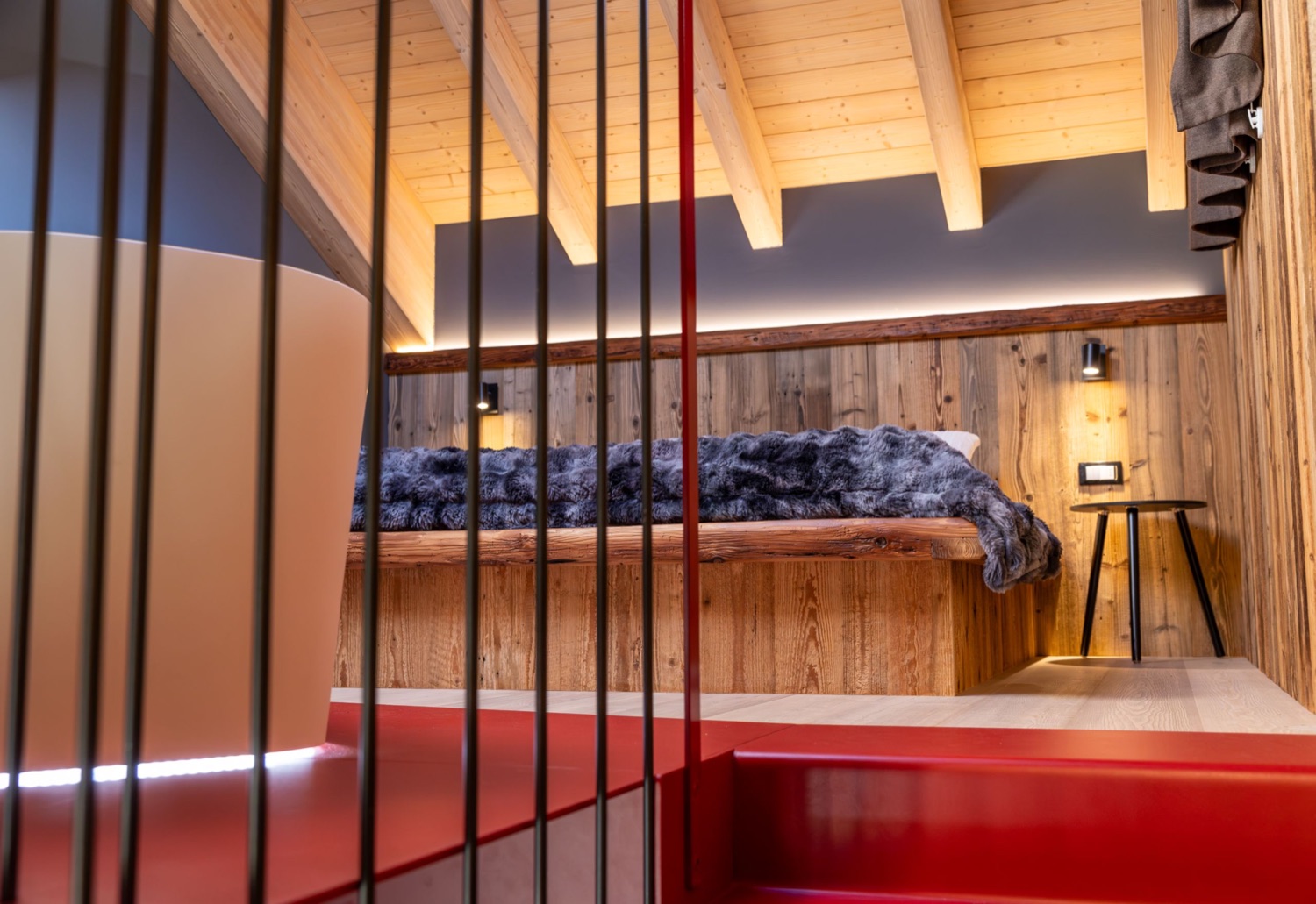 Loft Chalet Apart Suite, la zona notte — Bazzario · Lago di Lavarone