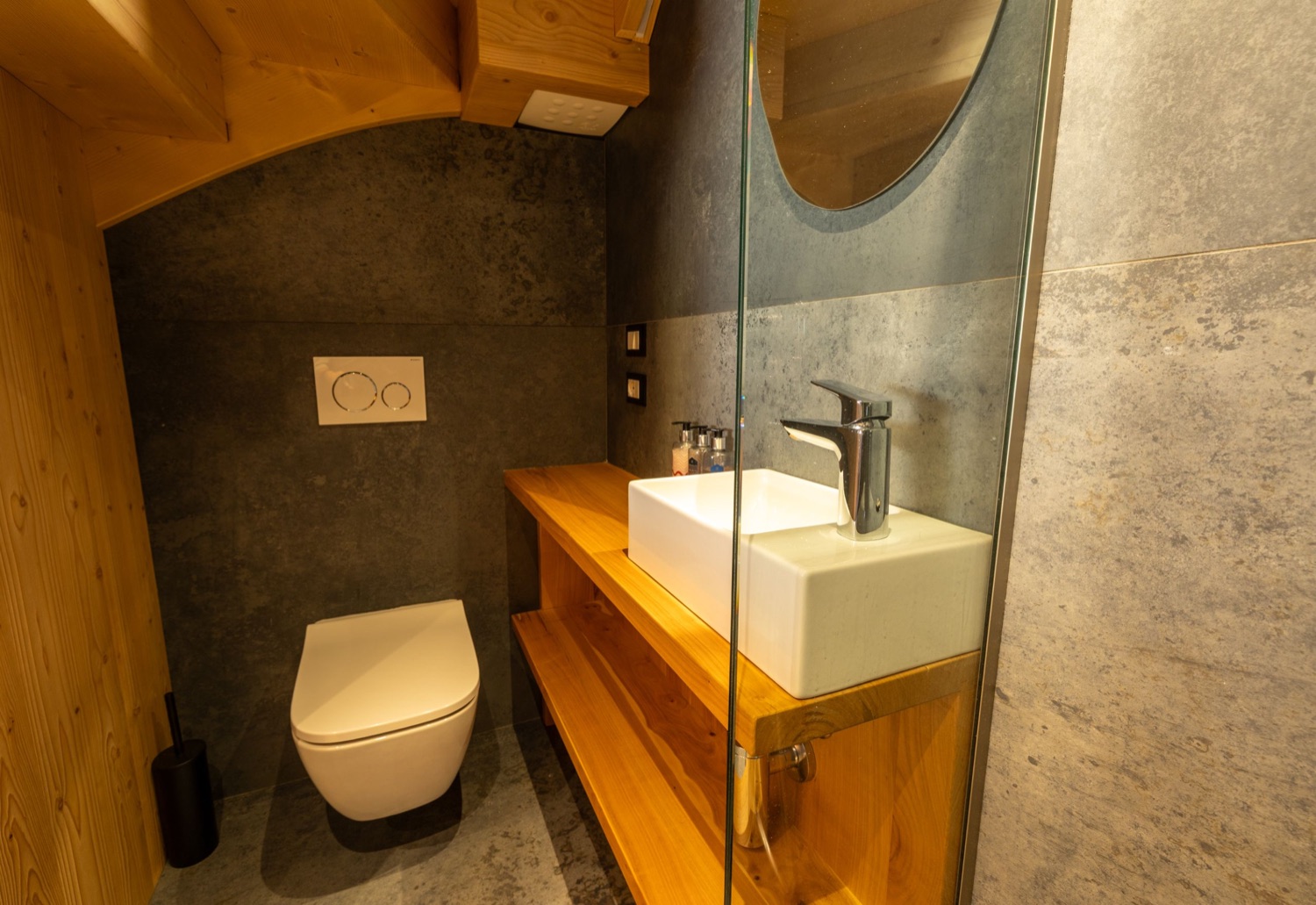 Loft Chalet Apart Suite, vista lago dalla camera — Bazzario · Lago di Lavarone