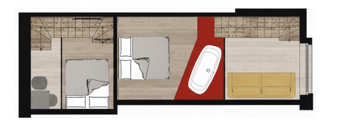 Planimetria · Loft Chalet Apart Suite