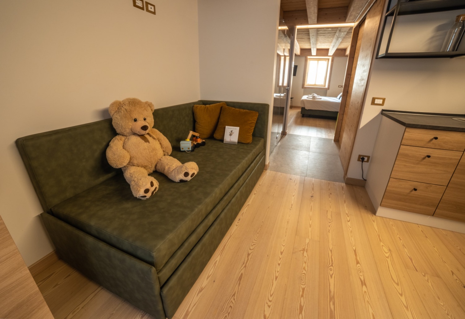 Apart Junior Suite «El Fenil», il bagno — Bazzario · Lago di Lavarone