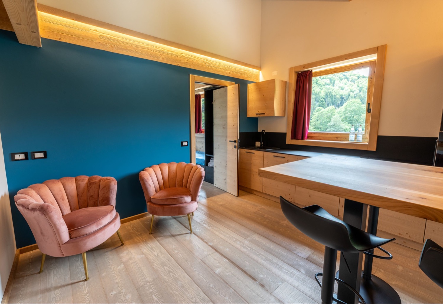 Appartamento Family Loft, la zona notte — Bazzario · Lago di Lavarone