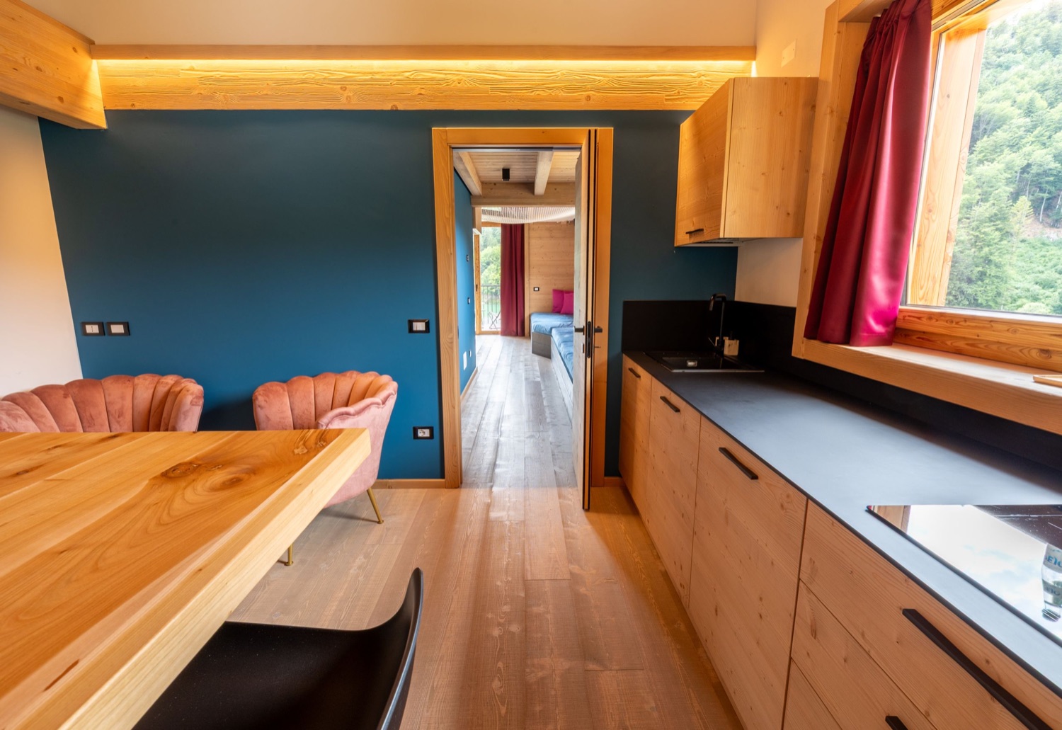 Appartamento Family Loft, angolo relax — Bazzario · Lago di Lavarone