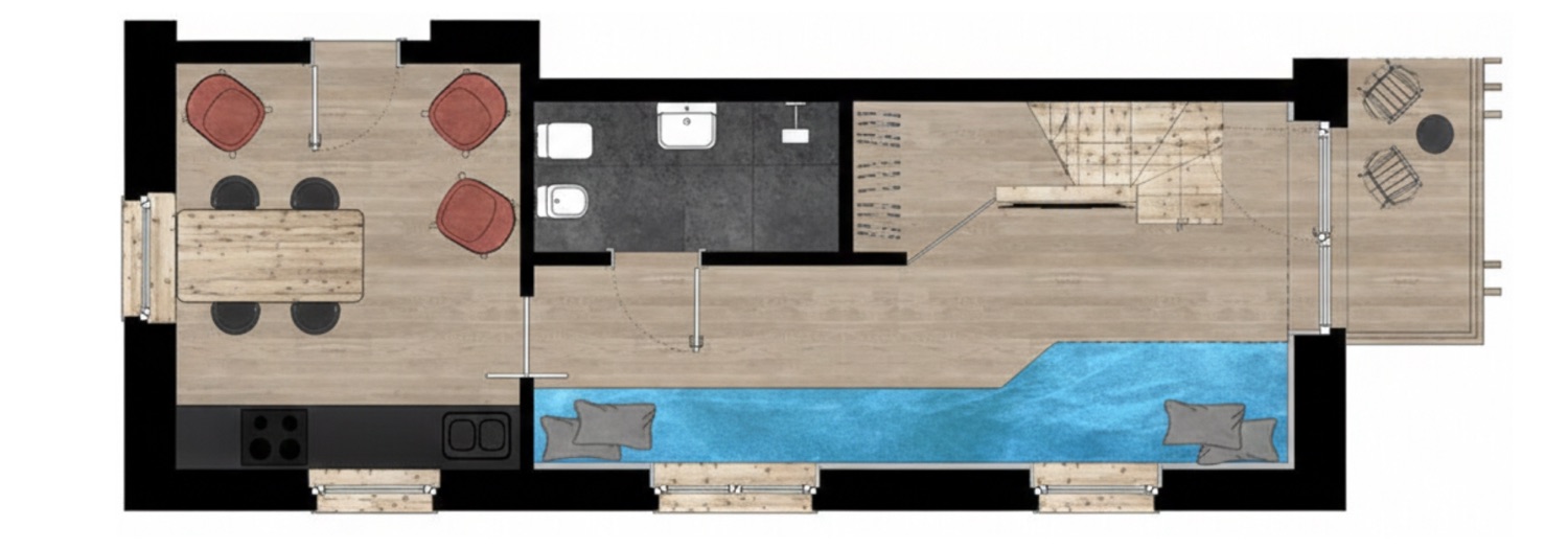 Planimetria · Appartamento Family Loft