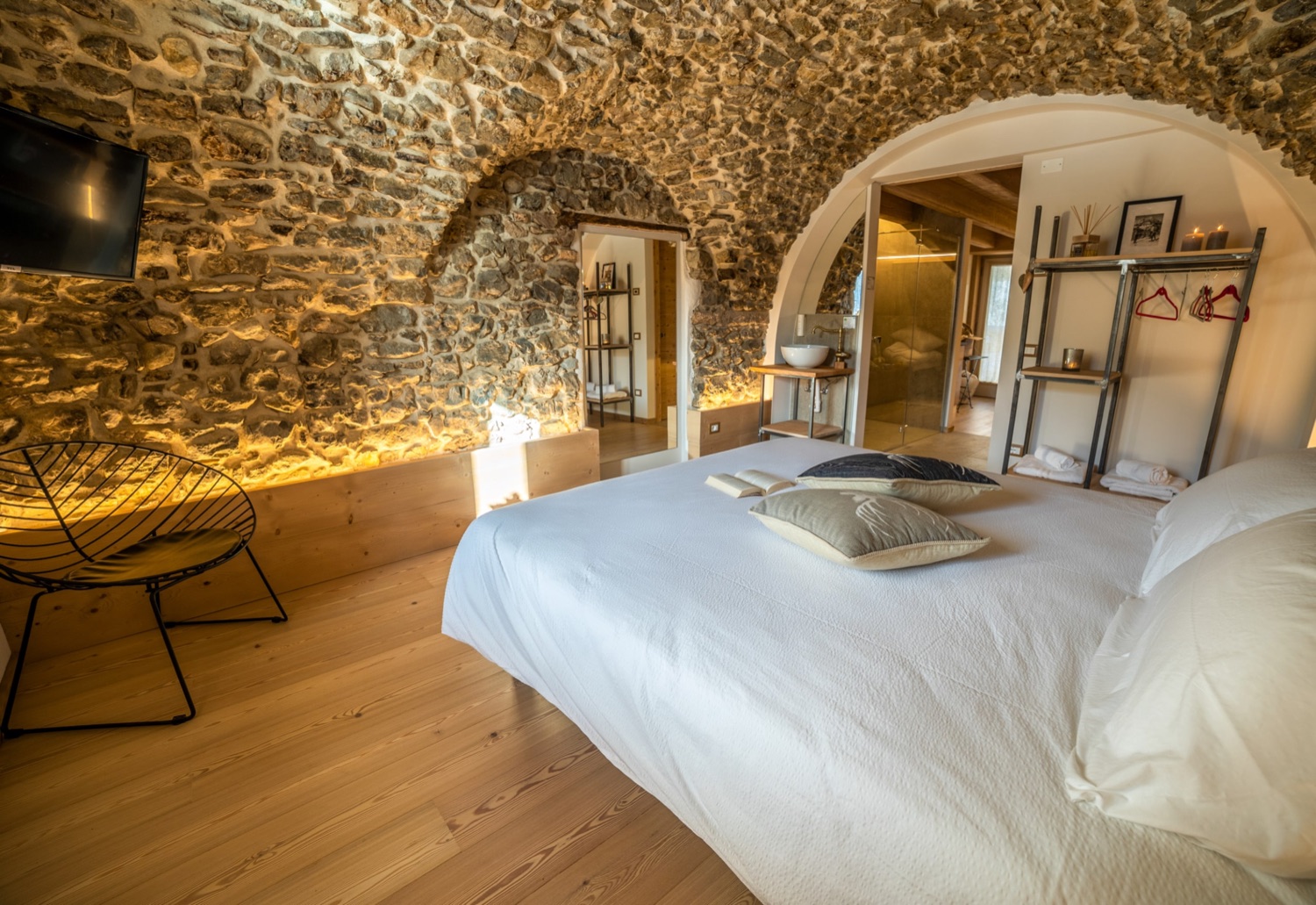 Apart Junior Suite «El Volt», dettaglio di design — Bazzario · Lago di Lavarone