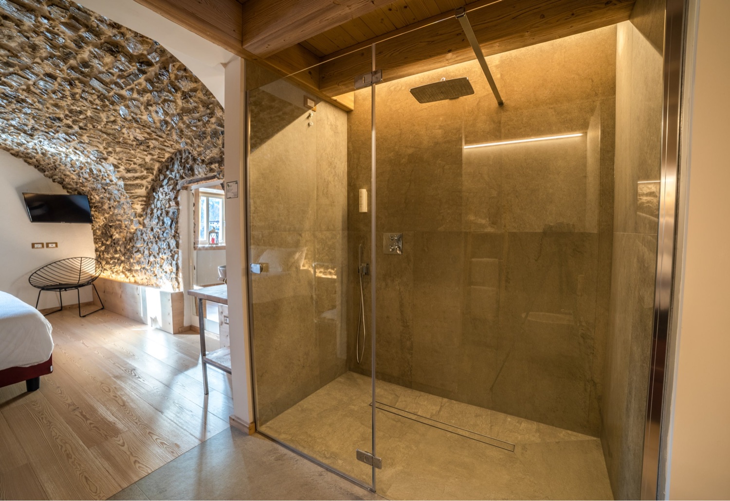 Apart Junior Suite «El Volt», angolo relax — Bazzario · Lago di Lavarone