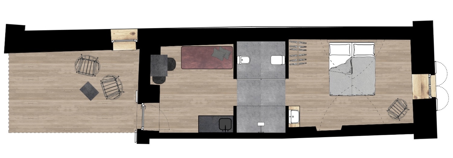 Planimetria · Apart Junior Suite «El Volt»