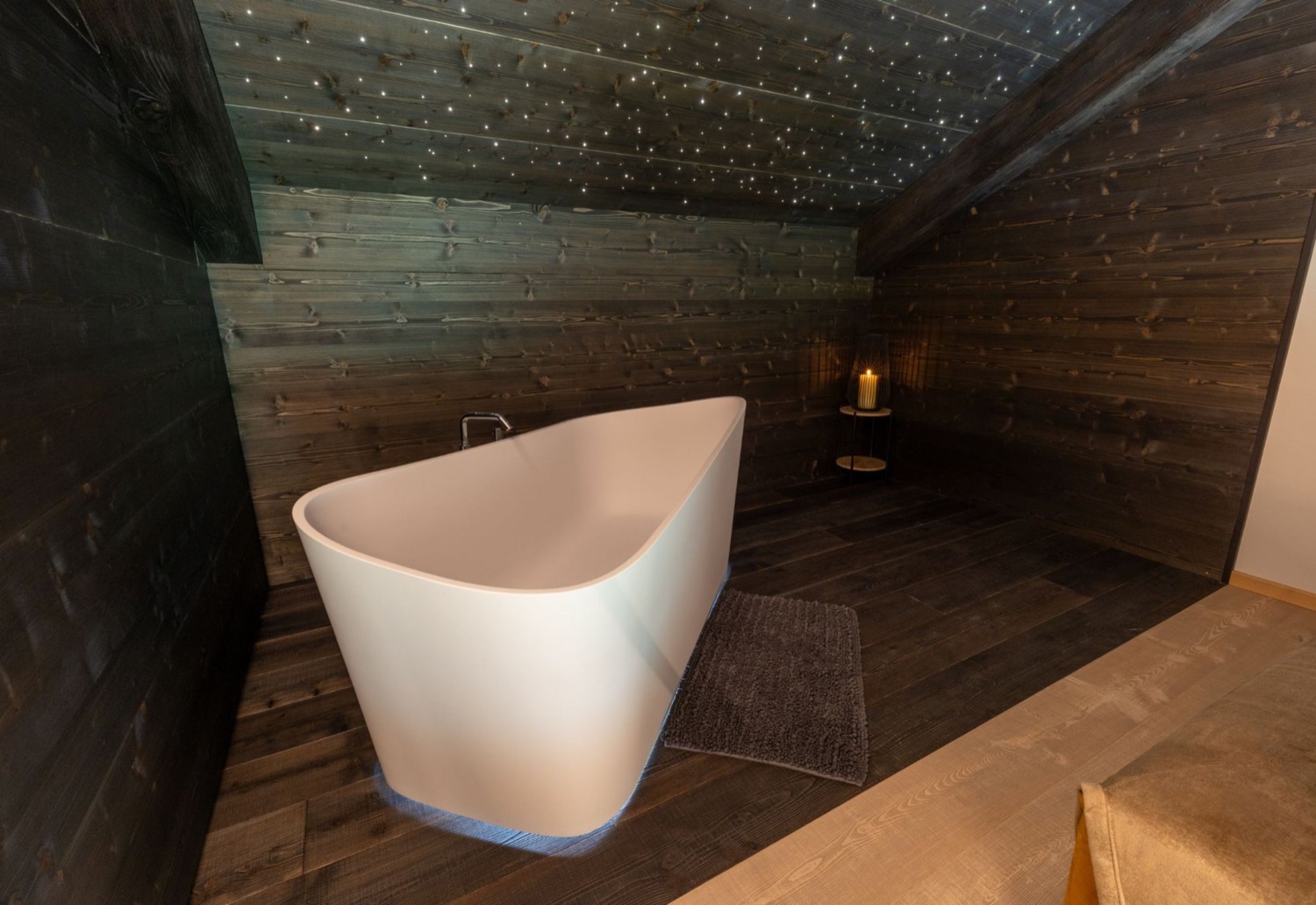 Wellness Loft Suite, dettaglio di design — Bazzario · Lago di Lavarone