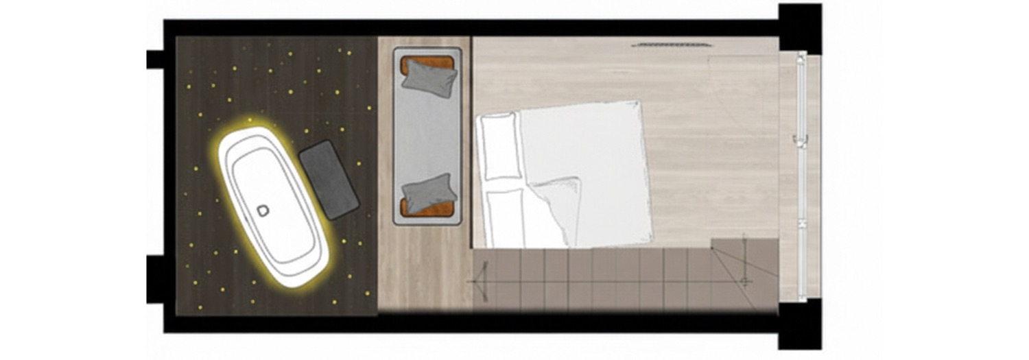 Planimetria · Wellness Loft Suite